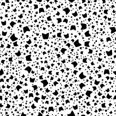 Siyah ve beyaz, soyut, pürüzsüz desen. Moda stili vektör dokusu.