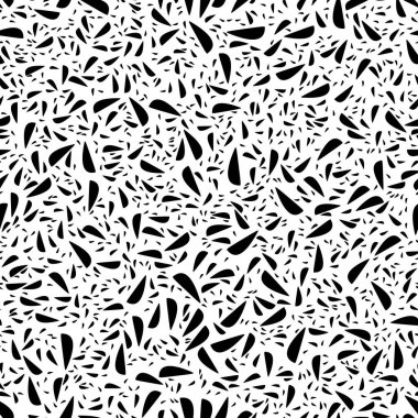 Siyah ve beyaz, soyut, pürüzsüz desen. Moda stili vektör dokusu.