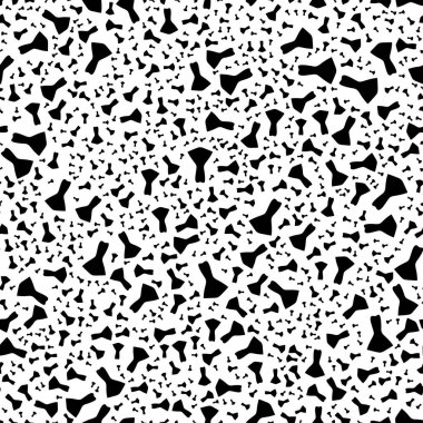 Siyah ve beyaz, soyut, pürüzsüz desen. Moda stili vektör dokusu.