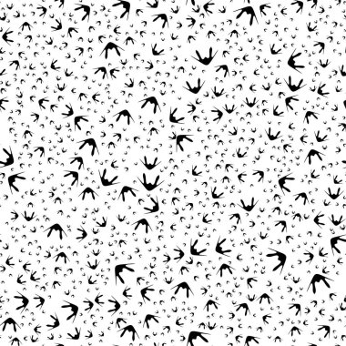 Siyah ve beyaz, soyut, pürüzsüz desen. Moda stili vektör dokusu.