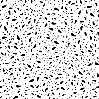 Siyah ve beyaz, soyut, pürüzsüz desen. Moda stili vektör dokusu.