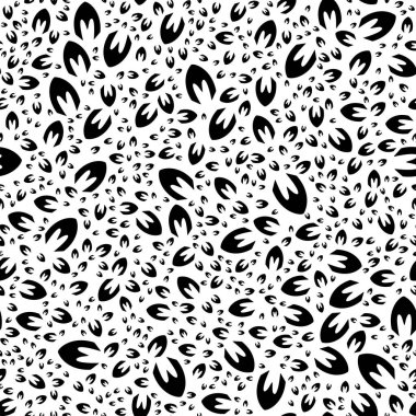 Siyah ve beyaz, soyut, pürüzsüz desen. Moda stili vektör dokusu.