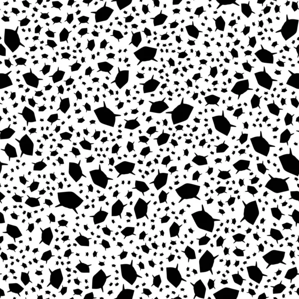 Patrón Abstracto Sin Costura Blanco Negro Moda Elegante Textura Vectorial — Vector de stock