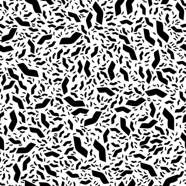 Patrón Abstracto Sin Costura Blanco Negro Moda Elegante Textura Vectorial — Vector de stock