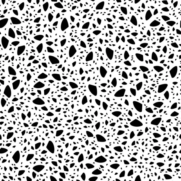 Patrón Abstracto Sin Costura Blanco Negro Moda Elegante Textura Vectorial — Vector de stock