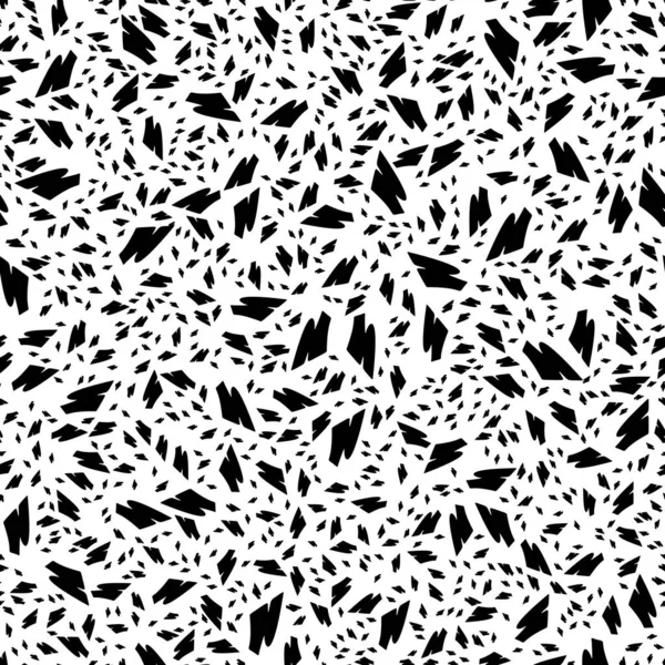 Patrón Abstracto Sin Costura Blanco Negro Moda Elegante Textura Vectorial — Vector de stock