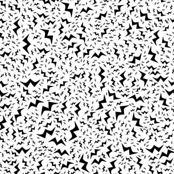 Siyah ve beyaz, soyut, pürüzsüz desen. Moda stili vektör dokusu.