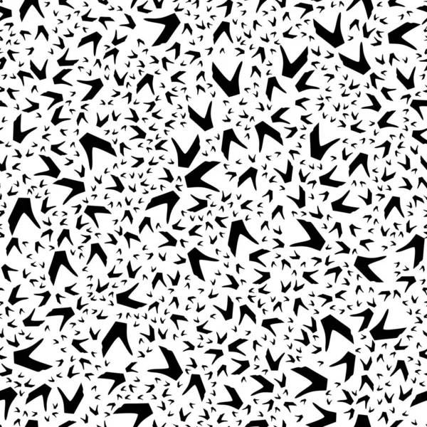 Patrón Abstracto Sin Costura Blanco Negro Moda Elegante Textura Vectorial — Vector de stock