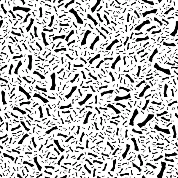 Patrón Abstracto Sin Costura Blanco Negro Moda Elegante Textura Vectorial — Vector de stock