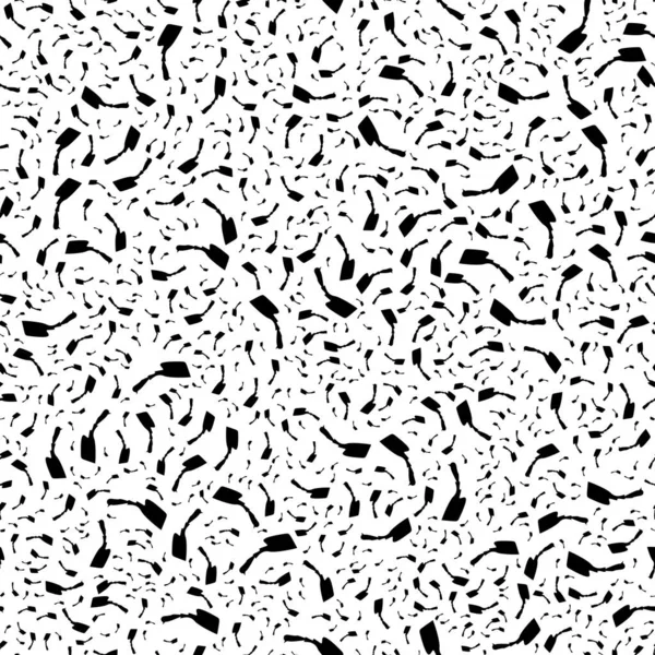 Patrón Abstracto Sin Costura Blanco Negro Moda Elegante Textura Vectorial — Vector de stock