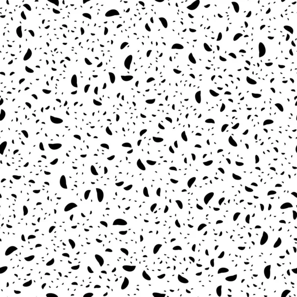 Patrón Abstracto Sin Costura Blanco Negro Moda Elegante Textura Vectorial — Vector de stock