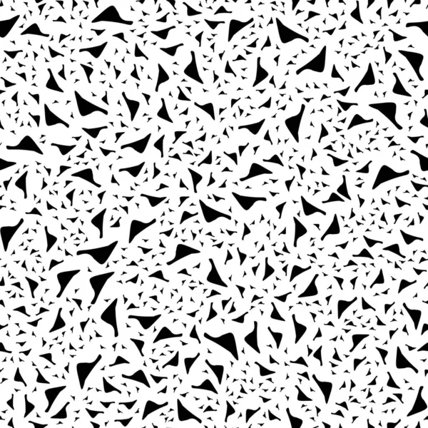 Patrón Abstracto Sin Costura Blanco Negro Moda Elegante Textura Vectorial — Vector de stock