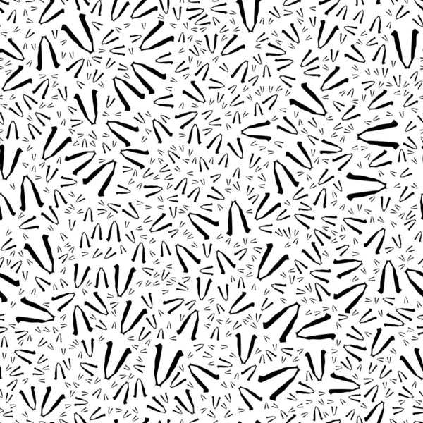 黑白抽象无缝图案 时尚时尚矢量纹理 — 图库矢量图片