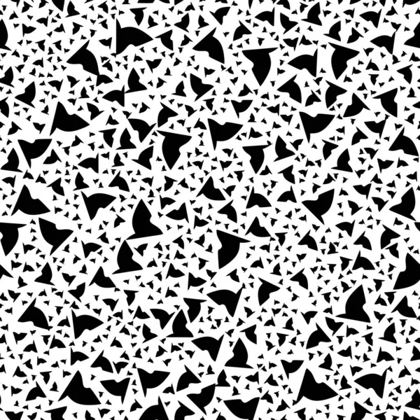 Patrón Abstracto Sin Costura Blanco Negro Moda Elegante Textura Vectorial — Vector de stock