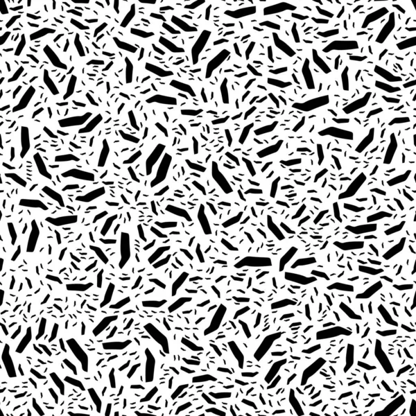 Patrón Abstracto Sin Costura Blanco Negro Moda Elegante Textura Vectorial — Archivo Imágenes Vectoriales