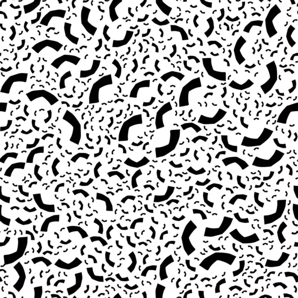 Patrón Abstracto Sin Costura Blanco Negro Moda Elegante Textura Vectorial — Vector de stock