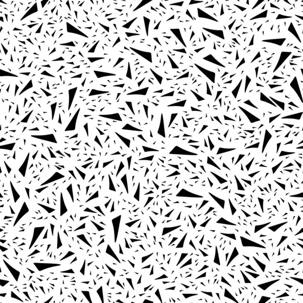 黑白抽象无缝图案 时尚时尚矢量纹理 — 图库矢量图片