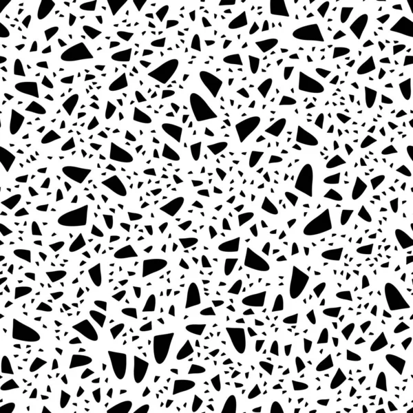 Patrón Abstracto Sin Costura Blanco Negro Moda Elegante Textura Vectorial — Vector de stock