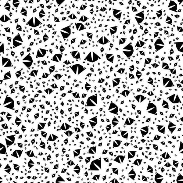 Patrón Abstracto Sin Costura Blanco Negro Moda Elegante Textura Vectorial — Vector de stock