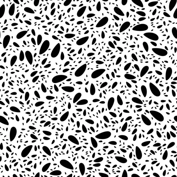 Patrón Abstracto Sin Costura Blanco Negro Moda Elegante Textura Vectorial — Vector de stock