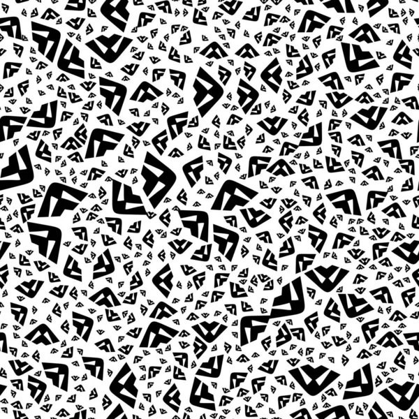 Patrón Abstracto Sin Costura Blanco Negro Moda Elegante Textura Vectorial — Vector de stock