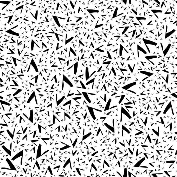 Patrón Abstracto Sin Costura Blanco Negro Moda Elegante Textura Vectorial — Vector de stock