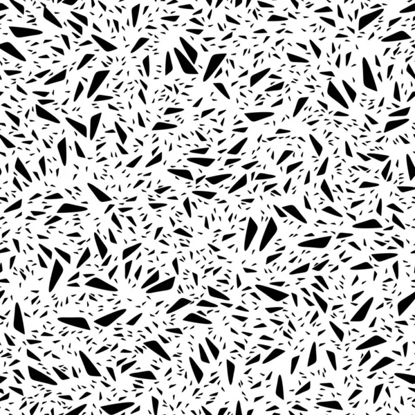 Modèle Abstrait Sans Couture Noir Blanc Mode Texture Vectorielle Élégante — Image vectorielle