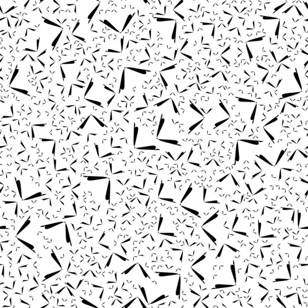 Patrón Abstracto Sin Costura Blanco Negro Moda Elegante Textura Vectorial — Vector de stock