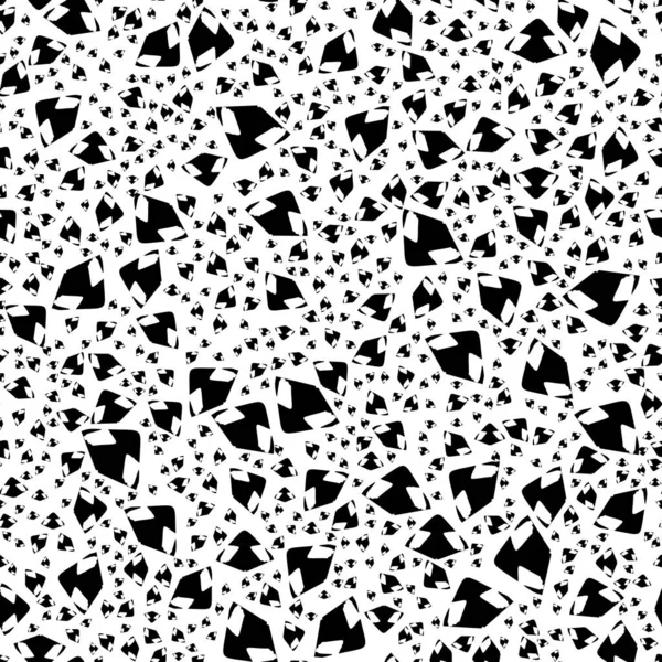 Patrón Abstracto Sin Costura Blanco Negro Moda Elegante Textura Vectorial — Vector de stock