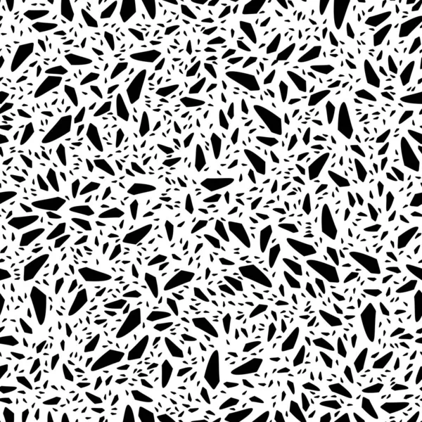 Patrón Abstracto Sin Costura Blanco Negro Moda Elegante Textura Vectorial — Archivo Imágenes Vectoriales