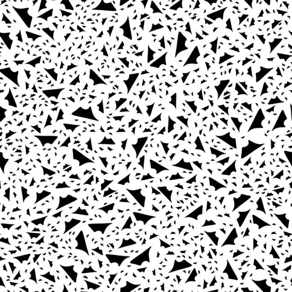 Patrón Abstracto Sin Costura Blanco Negro Moda Elegante Textura Vectorial — Vector de stock