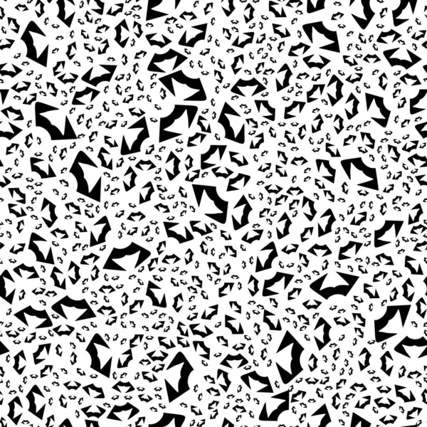 Чорно Білий Абстрактний Безшовний Візерунок Мода Стильна Векторна Текстура — стоковий вектор