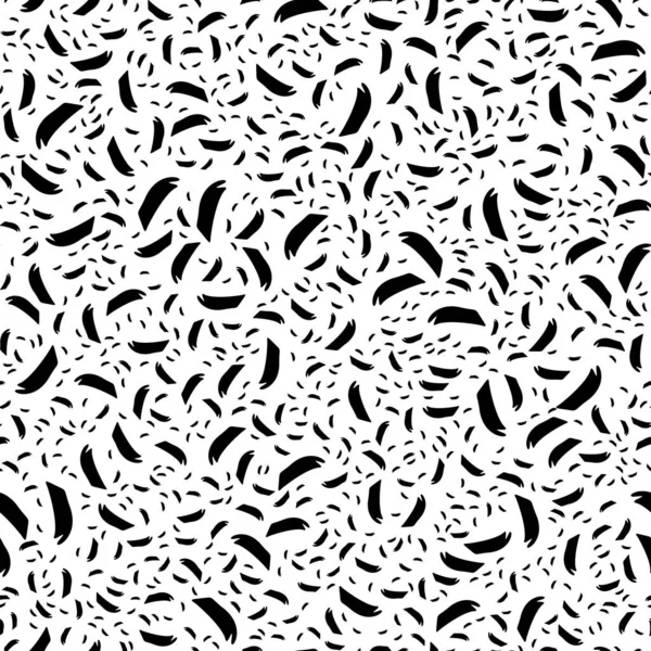 Patrón Abstracto Sin Costura Blanco Negro Moda Elegante Textura Vectorial — Vector de stock