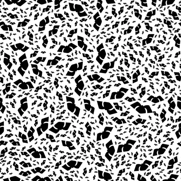 Patrón Abstracto Sin Costura Blanco Negro Moda Elegante Textura Vectorial — Vector de stock