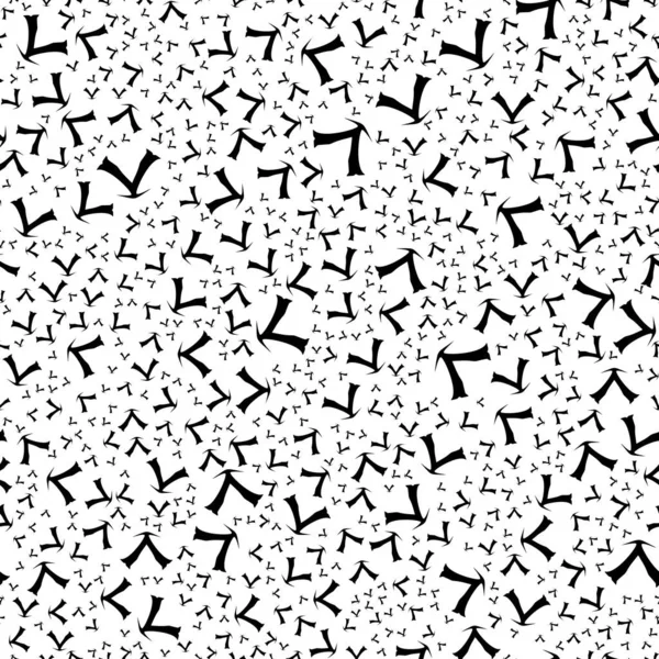 Černobílý Abstraktní Bezešvý Vzor Módní Stylová Vektorová Textura — Stockový vektor