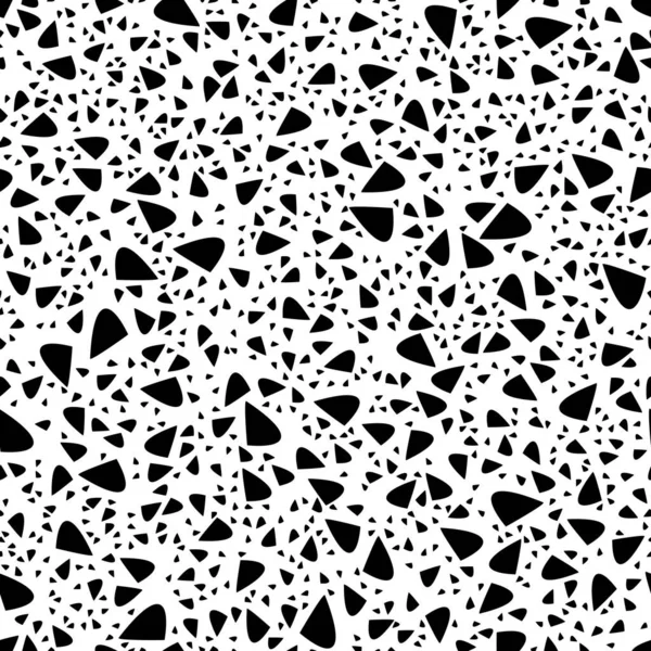 Patrón Abstracto Sin Costura Blanco Negro Moda Elegante Textura Vectorial — Vector de stock