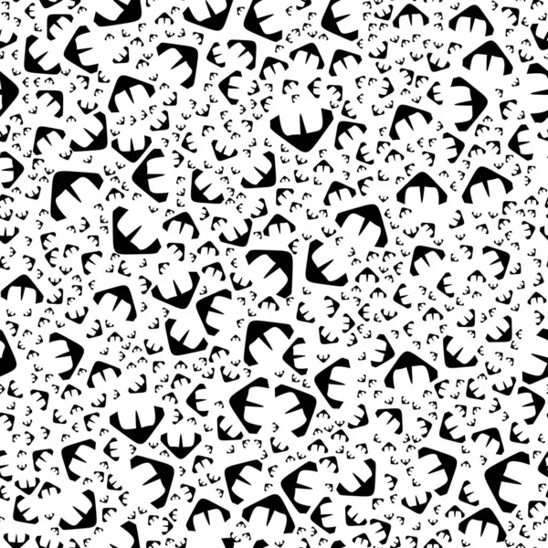 Patrón Abstracto Sin Costura Blanco Negro Moda Elegante Textura Vectorial — Vector de stock