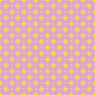 Dekoratif elementlerle basit, pürüzsüz desen. Moda baskıları ya da ambalaj kağıdı için güzel bir arkaplan.