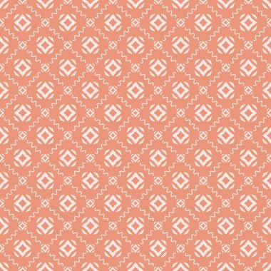 Dekoratif elementlerle basit, pürüzsüz desen. Moda baskıları ya da ambalaj kağıdı için güzel bir arkaplan.