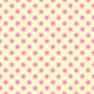 Dekoratif elementlerle basit, pürüzsüz desen. Moda baskıları ya da ambalaj kağıdı için güzel bir arkaplan.