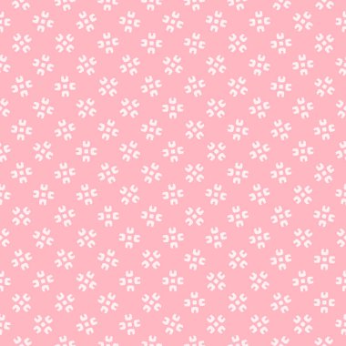 Dekoratif elementlerle basit, pürüzsüz desen. Moda baskıları ya da ambalaj kağıdı için güzel bir arkaplan.