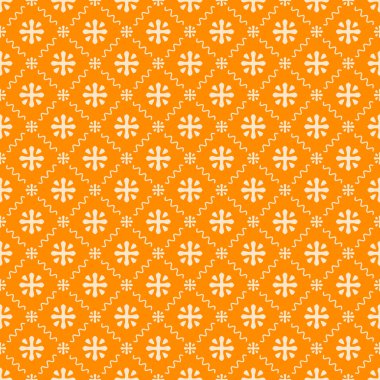 Dekoratif elementlerle basit, pürüzsüz desen. Moda baskıları ya da ambalaj kağıdı için güzel bir arkaplan.