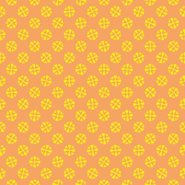 Dekoratif elementlerle basit, pürüzsüz desen. Moda baskıları ya da ambalaj kağıdı için güzel bir arkaplan.