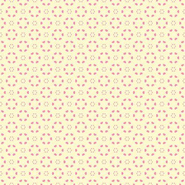 Dekoratif elementlerle basit, pürüzsüz desen. Moda baskıları ya da ambalaj kağıdı için güzel bir arkaplan.