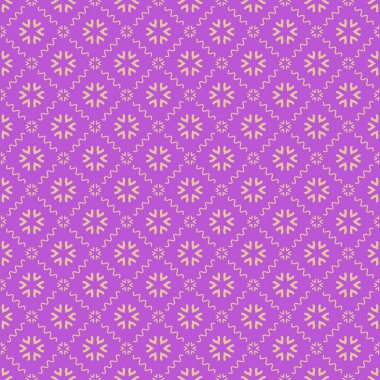 Dekoratif elementlerle basit, pürüzsüz desen. Moda baskıları ya da ambalaj kağıdı için güzel bir arkaplan.