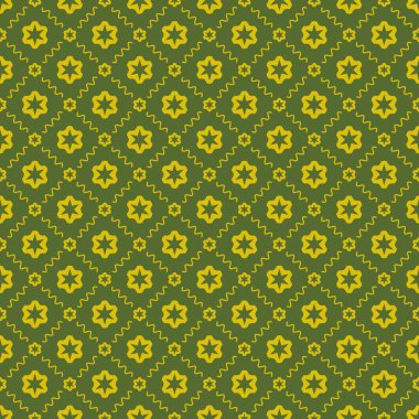 Dekoratif elementlerle basit, pürüzsüz desen. Moda baskıları ya da ambalaj kağıdı için güzel bir arkaplan.