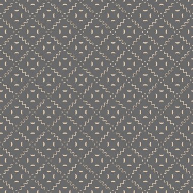 Dekoratif elementlerle basit, pürüzsüz desen. Moda baskıları ya da ambalaj kağıdı için güzel bir arkaplan.