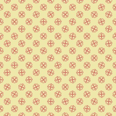 Dekoratif elementlerle basit, pürüzsüz desen. Moda baskıları ya da ambalaj kağıdı için güzel bir arkaplan.