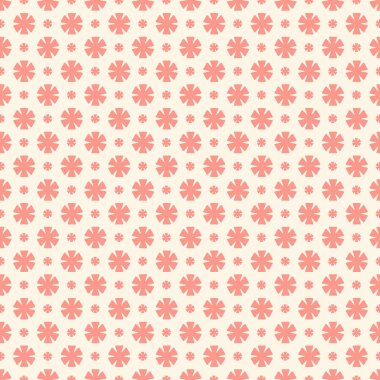 Dekoratif elementlerle basit, pürüzsüz desen. Moda baskıları ya da ambalaj kağıdı için güzel bir arkaplan.