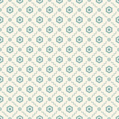 Dekoratif elementlerle basit, pürüzsüz desen. Moda baskıları ya da ambalaj kağıdı için güzel bir arkaplan.